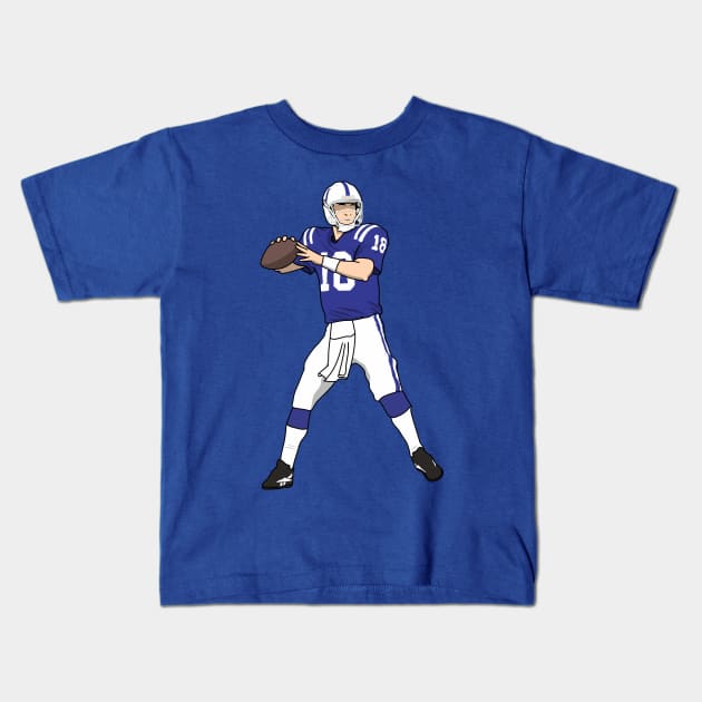 the legendary number 18 of indianapolis Kids T-Shirt by rsclvisual